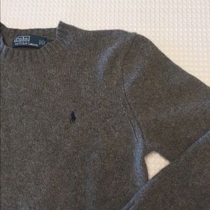 Polo Ralph Lauren Grey Wool Sweater